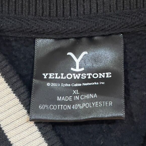 Yellowstone Dutton Ranch Full Snap Varsity Colorblock Jacket - Men's Size XL - Picture 6 of 10